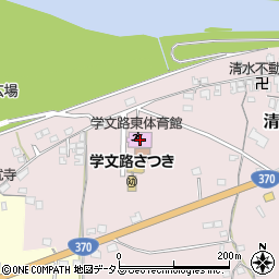 橋本市学文路東体育館周辺の地図