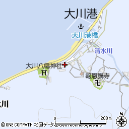 和歌山県和歌山市大川44-2周辺の地図