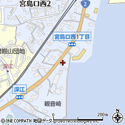 ガスト安芸宮島店周辺の地図