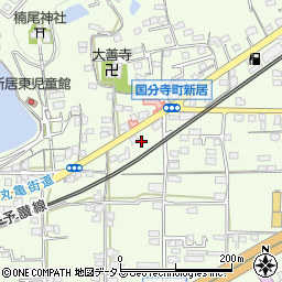 香川県高松市国分寺町新居259周辺の地図