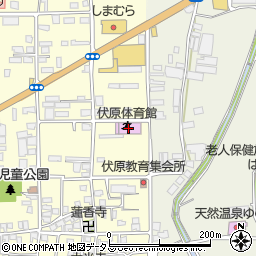 橋本市伏原体育館周辺の地図