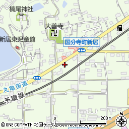 香川県高松市国分寺町新居258周辺の地図