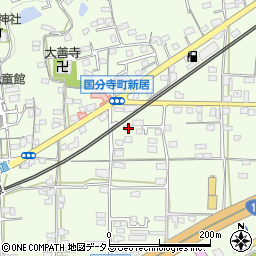 香川県高松市国分寺町新居180周辺の地図