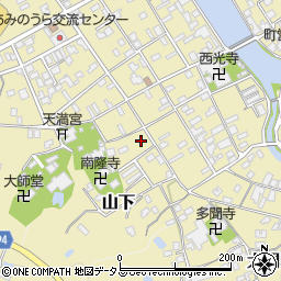 香川県綾歌郡宇多津町1412周辺の地図