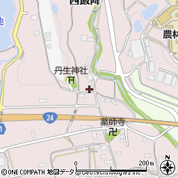 和歌山県伊都郡かつらぎ町西飯降304周辺の地図