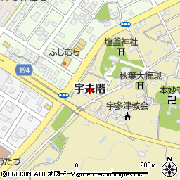 香川県綾歌郡宇多津町宇夫階周辺の地図