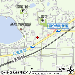 香川県高松市国分寺町新居3355周辺の地図