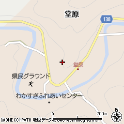 奈良県吉野郡黒滝村堂原379周辺の地図