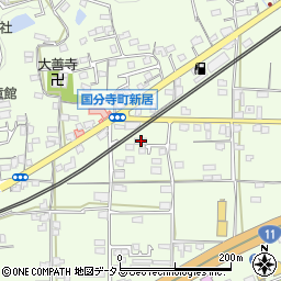 香川県高松市国分寺町新居177周辺の地図