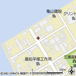株式会社吉田組　丸亀営業所周辺の地図