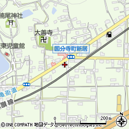香川県高松市国分寺町新居257-8周辺の地図