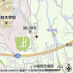 和歌山県伊都郡かつらぎ町中飯降550周辺の地図