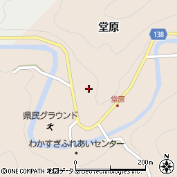 奈良県吉野郡黒滝村堂原366周辺の地図