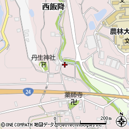 和歌山県伊都郡かつらぎ町西飯降300-2周辺の地図