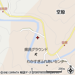 奈良県吉野郡黒滝村堂原335周辺の地図