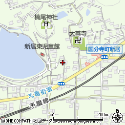 香川県高松市国分寺町新居3351周辺の地図