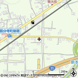 香川県高松市国分寺町新居153周辺の地図