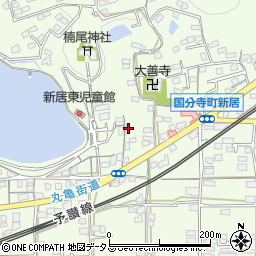 香川県高松市国分寺町新居3358-8周辺の地図