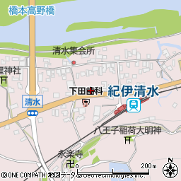 和歌山県橋本市清水138周辺の地図
