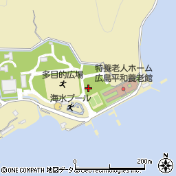 広島県広島市南区似島町東大谷周辺の地図
