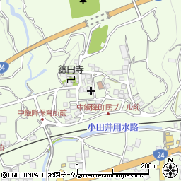 和歌山県伊都郡かつらぎ町中飯降1441周辺の地図