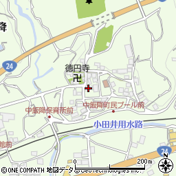 和歌山県伊都郡かつらぎ町中飯降1439周辺の地図