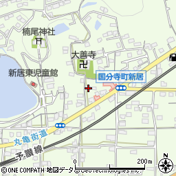 香川県高松市国分寺町新居3383周辺の地図