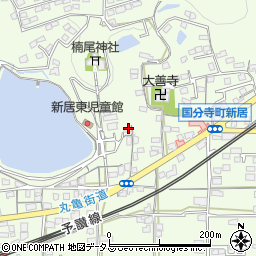 香川県高松市国分寺町新居3366周辺の地図