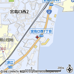 スペースＥＣＯ宮島口駅前第２駐車場周辺の地図