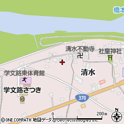 和歌山県橋本市清水294周辺の地図