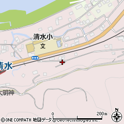 和歌山県橋本市清水8周辺の地図