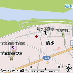 和歌山県橋本市清水293周辺の地図
