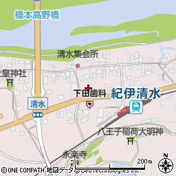 和歌山県橋本市清水150周辺の地図