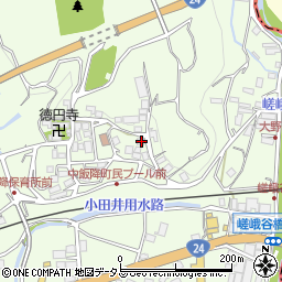 和歌山県伊都郡かつらぎ町中飯降1462周辺の地図