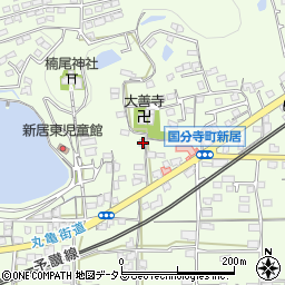 香川県高松市国分寺町新居3381-1周辺の地図