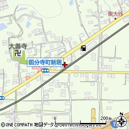 香川県高松市国分寺町新居168周辺の地図