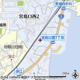 宮島フラワーマンション周辺の地図