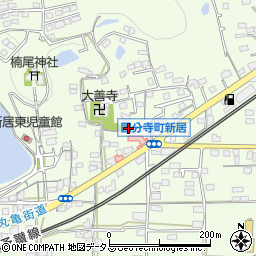 香川県高松市国分寺町新居3391周辺の地図