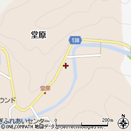 奈良県吉野郡黒滝村堂原261周辺の地図