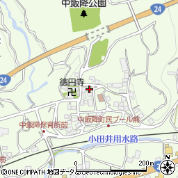 和歌山県伊都郡かつらぎ町中飯降1455周辺の地図