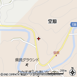 奈良県吉野郡黒滝村堂原320周辺の地図