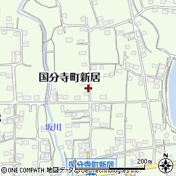香川県高松市国分寺町新居3214周辺の地図