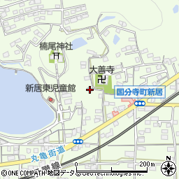 香川県高松市国分寺町新居3358周辺の地図