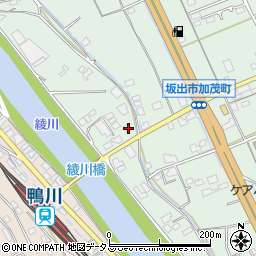 香川県坂出市加茂町甲8周辺の地図
