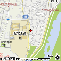 和歌山県橋本市岸上157周辺の地図