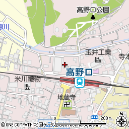 和歌山県橋本市高野口町名倉1012-6周辺の地図