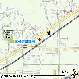 香川県高松市国分寺町新居168-1周辺の地図
