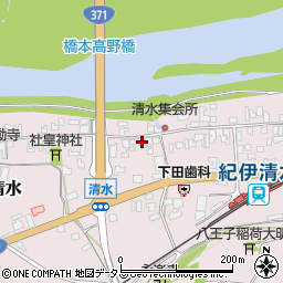 和歌山県橋本市清水175周辺の地図