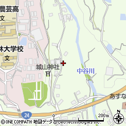 和歌山県伊都郡かつらぎ町中飯降555周辺の地図