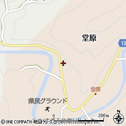 奈良県吉野郡黒滝村堂原818周辺の地図